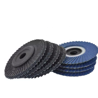 Dongtai Korean Flower Flap Disc Profesional untuk Poles, Diameter 4 Inci, Kekerasan Sedang, Cakram Amplas Abrasif untuk Baja Tahan Karat