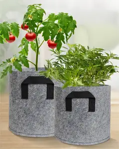 Breathable Felt Grow Bag 3 X 6 Plant Grow Bags Potato Large Plants Pot Grow Bags For Garden