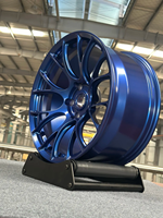 Jantes en alliage forgé de luxe personnalisées FSC-30 1 pièce Jantes forgées bleu foncé pour Toyota Mercedes-Benz Tesla BMW Ford