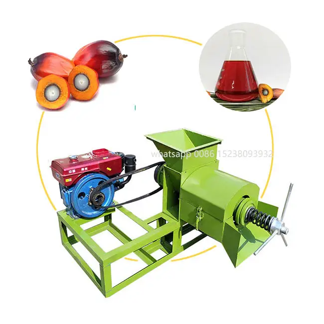 Palm Oil Extraction Plant Palm Fruit Press Oil Mill Expeller For Sale