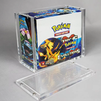 Boîte de rangement pour boosters Ultra Premium Celebration UPC SPC 1ère Édition, édition japonaise, en acrylique avec revêtement UV, détachable, étanche et durable, en anglais