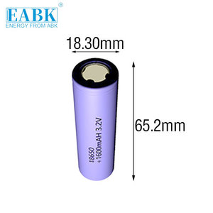 Yüksek Deşarj Oranlı IFR18650 1600mAh Lityum Pil 18650 1600mAh 3.2V Lifepo4 Hücre İHA için Silindirik Lityum İyon Piller - Product Image 1