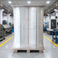 Étiquette synthétique thermique 75 µm 1530 mm, étiquette BOPP PP blanche, étiquette autocollante synthétique thermique, rouleau jumbo de papier pour étiquettes