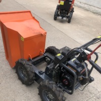 Mini camion à benne basculante électrique à batterie, mini véhicule de transport, mini camion à benne basculante pour travaux de jardinage avec roues auto-chargeantes