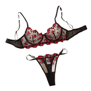 Set di Lingerie in Pizzo di Alta Qualità per Donne, Intimo <span class=keywords><strong>Sexy</strong></span> da Donna, Completo Lingerie in Pizzo per <span class=keywords><strong>Abbigliamento</strong></span> <span class=keywords><strong>Femminile</strong></span> - Product Image 5