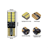 Ampoule LED Canbus T10 W5W 194 24SMD 4014 12V Plug & Play pour éclairage intérieur de voiture, remplacement OEM, vente en gros usine JHS