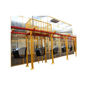 Industrial Automatic Automotive Automobile Parts Powder Coating Line Car Painting Production Line dipping tank pretreatment