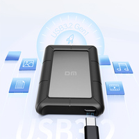 Disco Duro Externo Portátil DM PH300, USB 3.2 Gen1, Velocidad de Transferencia de 5 Gbps, Tipo-C, para Negocios y Entretenimiento
