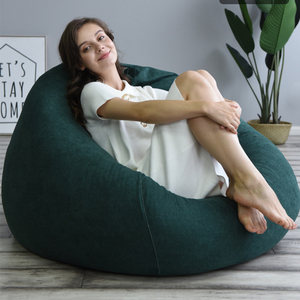 Canapé <span class=keywords><strong>de</strong></span> salon Web Celebrity Round Fluffy Memory/Crushed Foam 7Ft Fourrure Fabric Large Beanbag Oversized Lazy Sofa Giant Bean Bag - Product Image 6