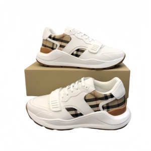 2025 nouvelle tendance concepteur chaussures de luxe décontracté course sport marche Style en cuir véritable caoutchouc semelle épaisse baskets chaussures hommes - Product Image 2