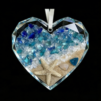 Attrape-soleil rond en verre de mer, romantique, réutilisable, non toxique, pour usage intérieur, décoration de la maison