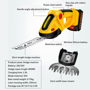 Creationspace Garden Trimming Electric Fence <strong>Trimmer</strong> Rechargeable Multi-functional Landscaping Lawn Mower <strong>Small</strong> <strong>Hedge</strong> <strong>Trimmer</strong> - Product Image 1