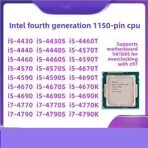 Pour processeurs de bureau Core <span class=keywords><strong>I5</strong></span>/<span class=keywords><strong>i7</strong></span> - <span class=keywords><strong>i5</strong></span> 4430/4440/<span class=keywords><strong>4460</strong></span> <span class=keywords><strong>I7</strong></span> 4570/4590/<span class=keywords><strong>4770</strong></span>/4790S/K Socket FM1 - Product Image 1