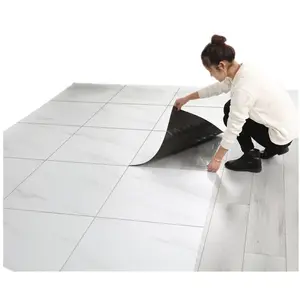 laminate luxury vinyl plastic pvc vinyl tile marble flooring tiles piso spc sticker peel and stick floor tile waterproof