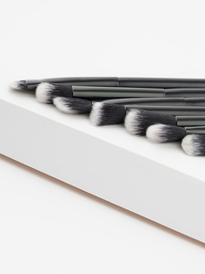 ชุดแปรงแต่งหน้าสีดำ8ชิ้นเครื่องมือแต่งหน้าเพื่อความงามของผู้หญิง - Product Image 6