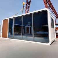 Maison conteneur de haute qualité aux normes européennes, structure en acier galvanisé, maison de ferme amovible personnalisée, écologique et mobile