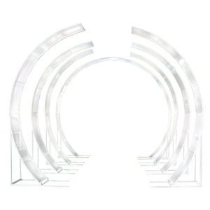 Arco de Hierro Forjado Iluminado Desmontable, Decoración de Arco Luminoso Extra Grande para Bodas al Aire Libre en Jardines - Product Image 6