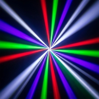 Mini projecteur LED mobile 150W à 6 bras, effet faisceau RGBW, laser, DMX, stroboscope pour discothèque, scène, mariage, soirée, boîte de nuit