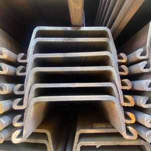 ストレートウェブ曲げ加工サービス付きタイプ2鋼板パイルU字型ウォーターストップトレンチ - Product Image 6