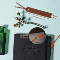 Marque-pages magnétique mignon en cuir carré personnalisé Impression de signets pour livres vierges personnalisés Vente en gros