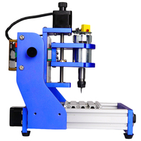 Paket Dirakit Rel Persegi Kecil LY CNC 1310 PRO Bingkai Logam Penuh Desktop Pcb Mesin Penggilingan Ukiran Kayu Diy Mini Cnc