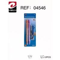 Crayons mécaniques 2 en 1 avec gomme, corps en plastique rechargeable, modèle 04546, fabriqué en Chine, pour l'écriture, l'école, le bureau