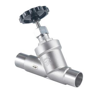Angle Valve 304 Stainless Steel Tri Clamp 1 In Steam High Temp PTFE <b>Seal</b> Manual Operation - Product Image 4