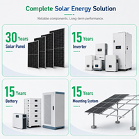 Fabrieks prijs All-in-one zonne-energiesysteem hybride 5kW 6kW 8kW 10kW 15kW 20kW 30kW complete off-grid systeem