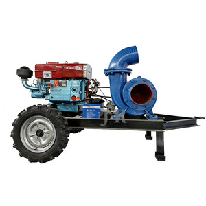 Pompe à eau centrifuge basse pression JR 3 pouces 20HP pour l'agriculture, modèle HW, moteur électrique/diesel triphasé, garantie 1 an - Product Image 1