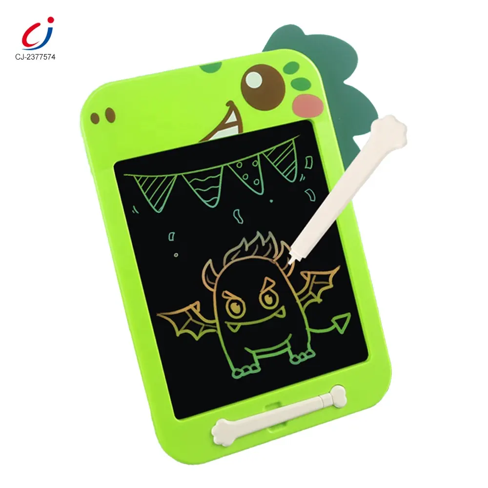 Chengji Lcd Tablet Dinosaurus Tekentafel Speelset Kinderen 10.5 Inch Kleurenscherm Elektronisch Herbruikbaar Lcd Bord Tablet Speelgoed
