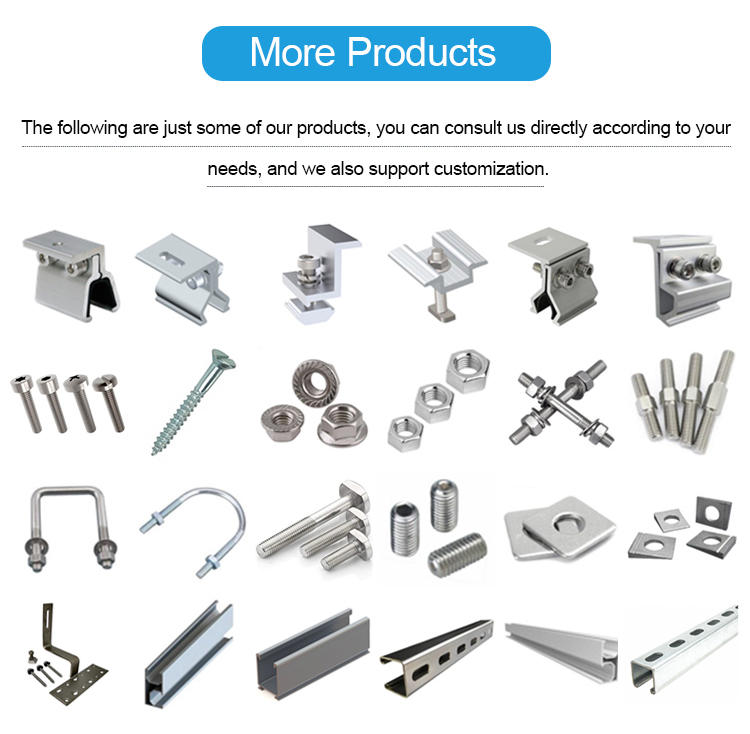 Factory direct sale solar mounting system solar panel mounting hardware ...