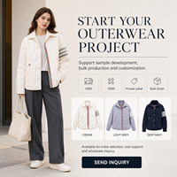 Veste matelassée légère pour femme en duvet de canard blanc 90% TB, col chemise, manteau d'hiver, vêtement d'extérieur avec fermeture à boutons-pression pour la vente en gros