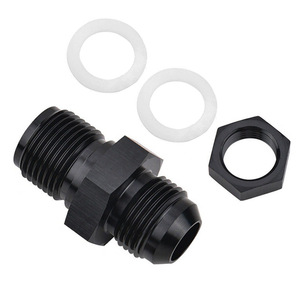 An12 Fuel <b>Pump</b> Connector Aluminum Threaded <b>Adapter</b> For Car Modification 51mm Black Metal Auto Connector - Product Image 2