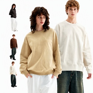 Sweat à capuche oversize à épaules tombantes, col rond, 520 g/m², lourd, délavé, vintage, vierge, streetwear, personnalisable - Product Image 4