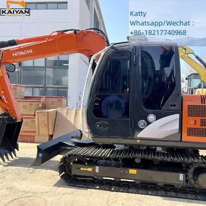 Excavadora de cadenas Hitachi ZX70 usada, excavadoras Hitachi ZX55U ZX60U ZX40U ZX60 de segunda mano, miniexcavadoras Hitachi en oferta. - Product Image 5