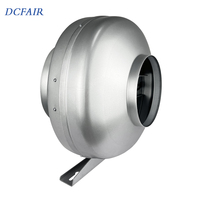 Ventilateur centrifuge en ligne haute température pour serre, ODM OEM 110-120V, garantie 1 an