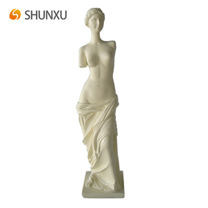 Paffuto Dacing ragazza di balletto che tiene palloncino Hoel decorazione di arte moderna resina arte bianca pura danza grassa donna Sexy statuetta - Product Image 3