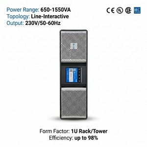 5P1150IRG2 1.15kVA 770W 230V CE ISO เครื่องสำรองไฟแบบ Line Interactive สำหรับติดตั้งบนแร็ค สำหรับระบบเซิร์ฟเวอร์โครงสร้างพื้นฐานไอที - Product Image 2