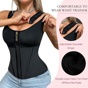 US Local Stock <strong>Shapewear</strong> Tops Tummy Control Waist Snatching Body Shaper Vest with Adjustable Strap <strong>Camisole</strong> Top - Product Image 2