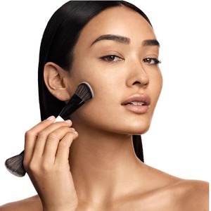 <span class=keywords><strong>Pinceau</strong></span> de <span class=keywords><strong>maquillage</strong></span> fond de teint et poudre double têtes avec cheveux synthétiques de haute qualité - Product Image 5