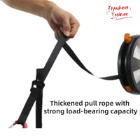 Equipo de Entrenamiento de Fuerza Multifuncional Entrenador de Volante de Inercia Portátil Resistencia Variable Gimnasio en Casa para Brazo Pecho Cintura Pierna