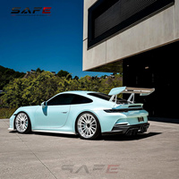 Jantes forgées sur mesure en 2 parties, décalées, finition usinée argentée, 20, 21, 22 pouces, 5x130, Centerlock pour Porsche 911 GT3 992 Taycan Panamera