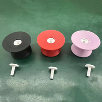 Bouton de remplacement universel pour couvercles de casseroles et poêles, en céramique/silicone, écologique, résistant à la chaleur et compatible four, pour maintenir les ustensiles de cuisson en place
