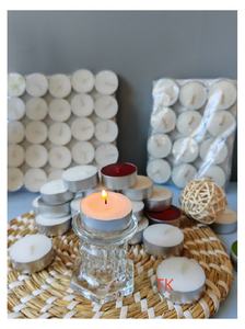 ティーライトキャンドル丸型装飾ティーキャンドル家庭用クリスマスディワリ製パラフィンワックスキャンドル - Product Image 3