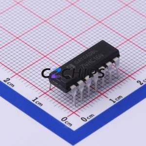 ชิปวงจรรวม DIP-14 74HC164N ใหม่ล่าสุดชิปวงจรรวมเปลี่ยนชิ้นส่วนอิเล็กทรอนิกส์ - Product Image 1