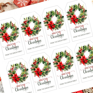 Prix de gros pour les fêtes de Noël : conception d'étiquettes cadeaux de Noël imprimables pour votre entreprise - Product Image 5