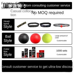 Ballons de vitesse de boxe élastiques pour hommes, équipement d'entraînement de décompression en PU, à fixer sur la tête, modèle BO0028 - Product Image 2