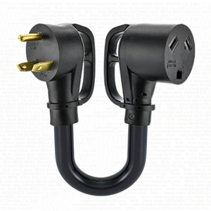 Câble <span class=keywords><strong>adaptateur</strong></span> RV <span class=keywords><strong>30</strong></span> <span class=keywords><strong>ampères</strong></span> SJTW NEMA TT-30P mâle vers TT-30R 125V <span class=keywords><strong>pour</strong></span> camping-cars, caravanes, remorques, autocaravanes - Product Image 1