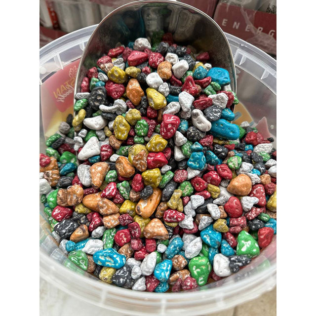 Yummy Rocky Stan Colorful Stone Chocolate Pure Bulking Chocolate Rock Candy