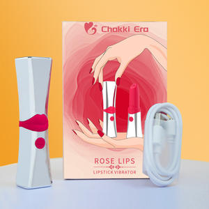 Usb充電式口紅型バイブレーターカスタムロゴ美しいミニバイブレーター女性のための口紅大人のおもちゃ女性 - Product Image 2